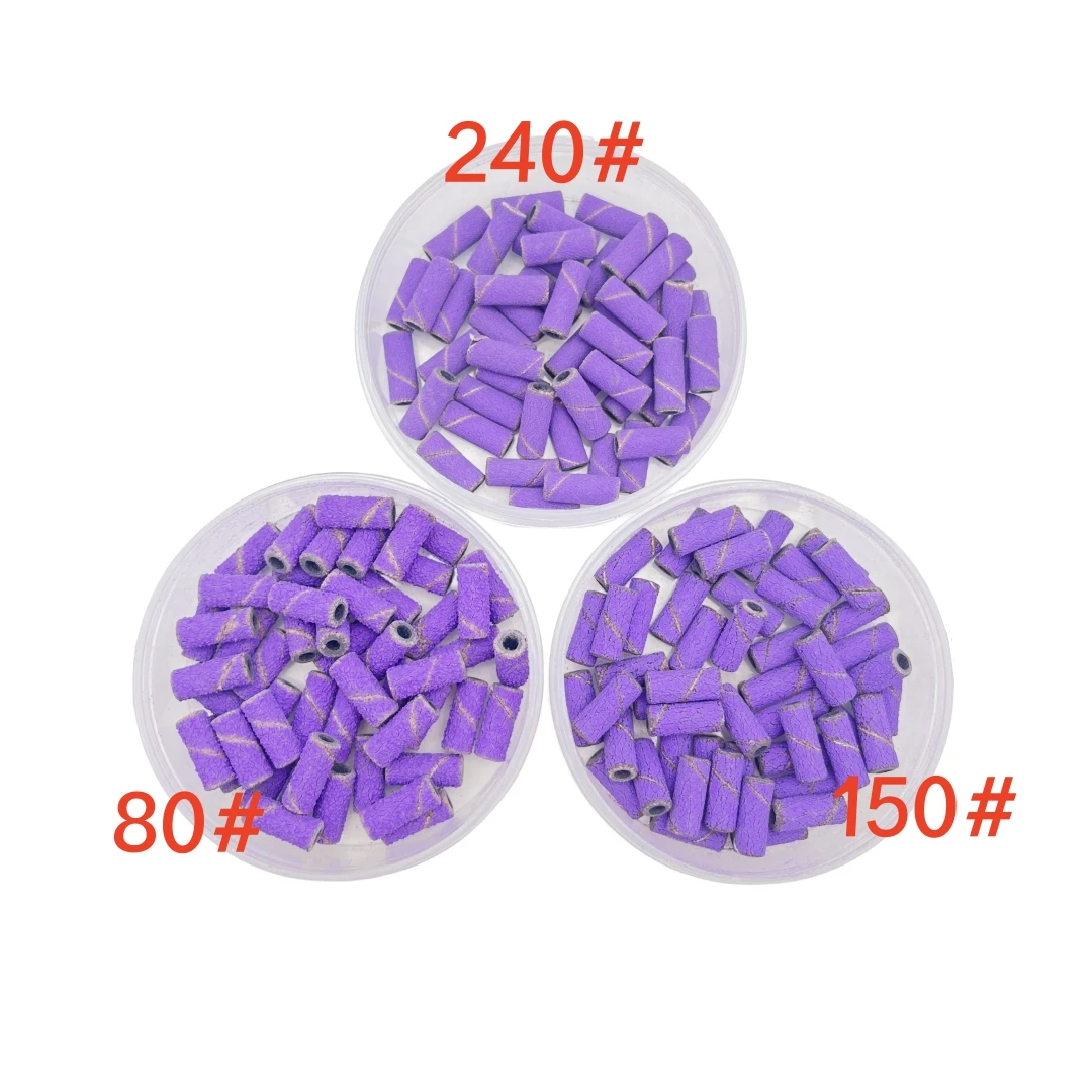 Popularny zestaw mini frezów do paznokci: pierścień szlifierski, wałek szlifierski, rdzeń, do naprawy i usuwania paznokci, głowica polerska 3.1mm