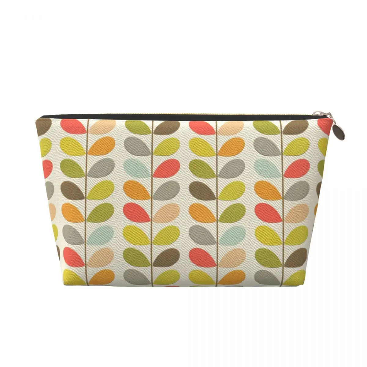 Custom Orla Kiely Makeup Bag for Women Travel Cosmetic Organizer Kawaii Scandinavian Flowers Multi Stem Storage Toiletry Bags