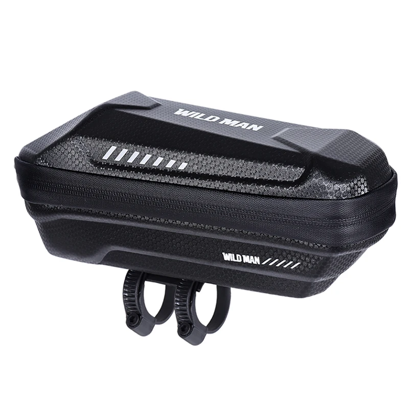 AliExpress WILD MAN XS5 Bicycle EVA Hard Shell Front Beam Bag Mountain Bike Upper Tube Bag Electric Skateboard Reflective Universal Bag