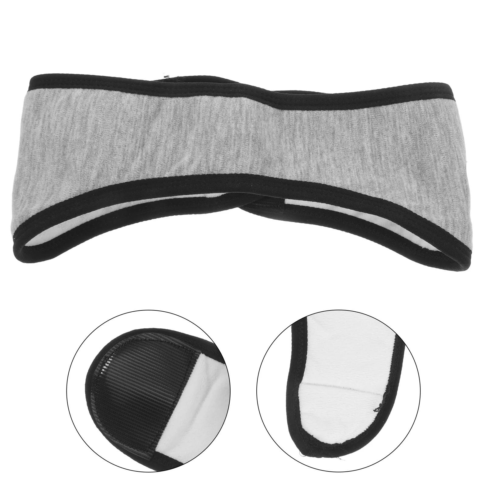 

Light Grey Soundproof Sleeping Ear Muffs Adjustable Windproof Thermal Ear Protection for Cold Weather Noise Reduction Sleep