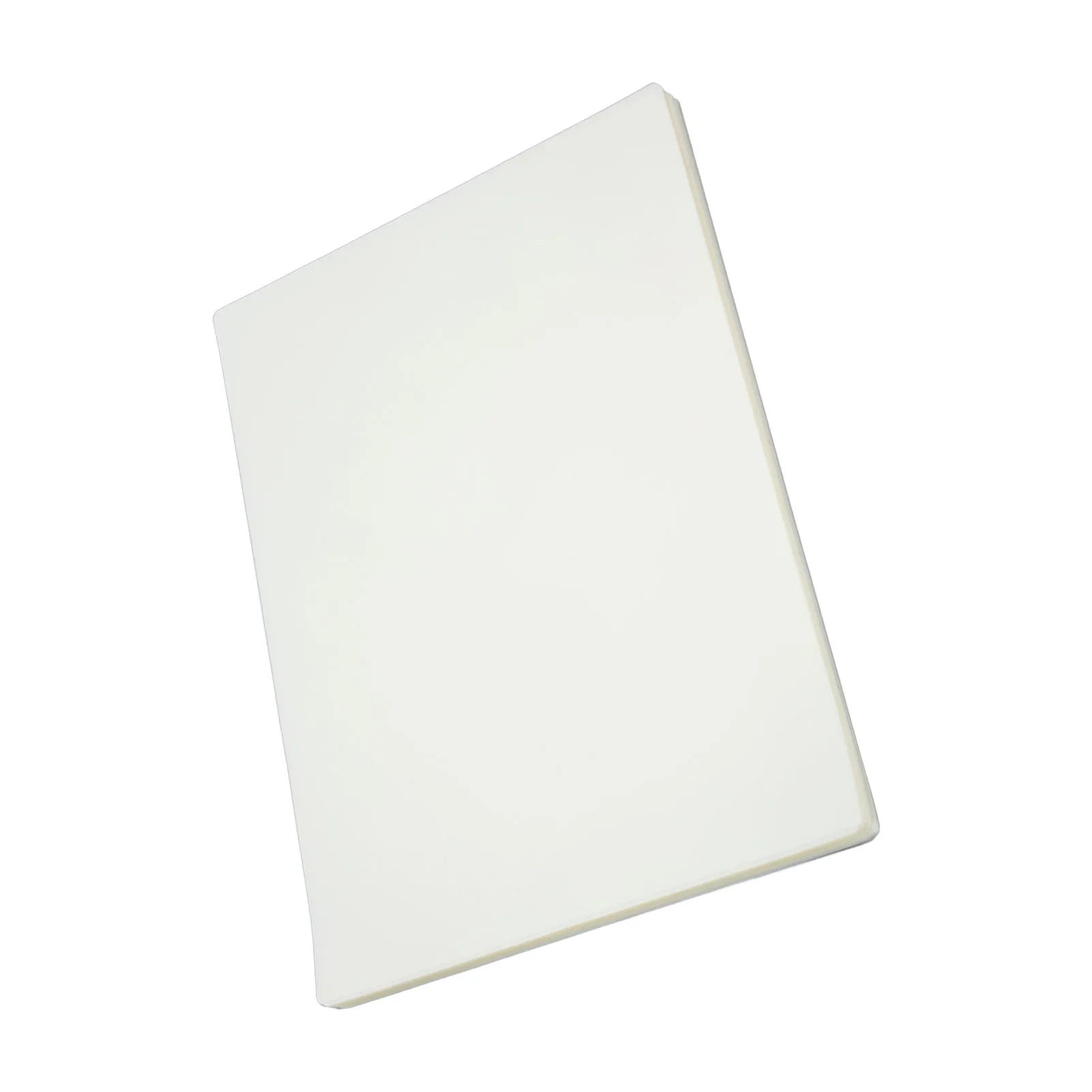 100pcs Clear Plastic Laminating Pouches Waterproof High Transparency Laminating Sheets Dustproof Plastic Film Sheets