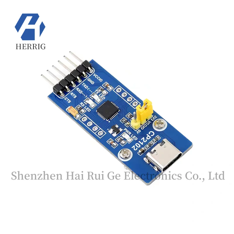 

Weixue CP2102 USB to UART/TTL General Serial Communication Module Type-C Interface Multi-System