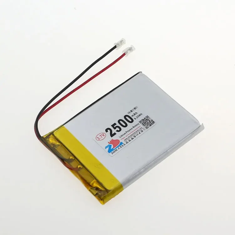 CIS 폴리머 배터리 505165 네비게이터 505065, 전자 개 배터리 515065, 2500mAh, 3.7V