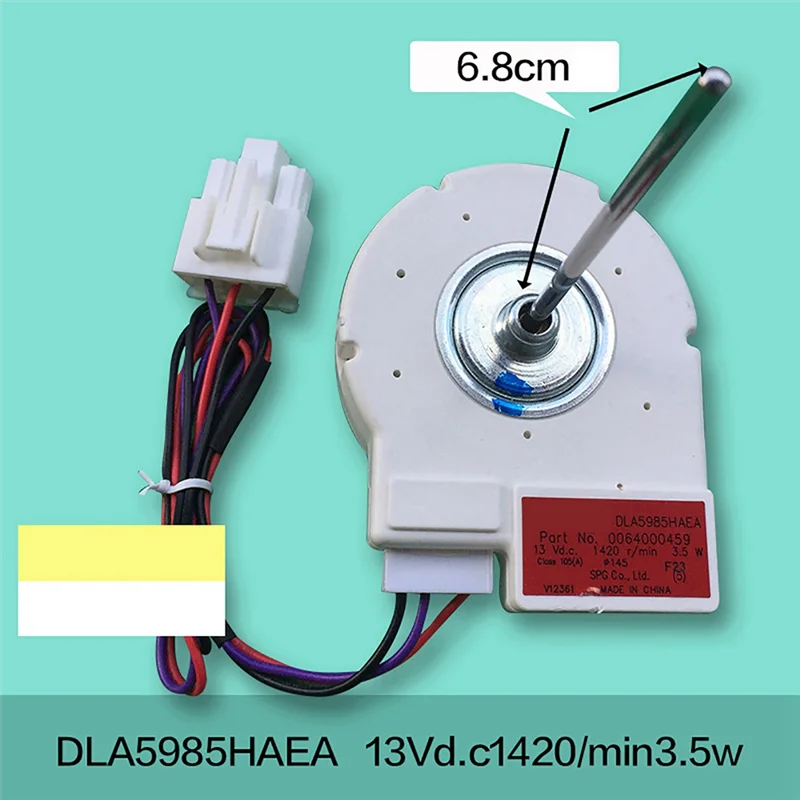 لثلاجة هاير BCD-550WB مروحة تيار مستمر للتبريد 0064000459   ملحقات محرك التبريد 13 فولت 3.5 وات-ABUA