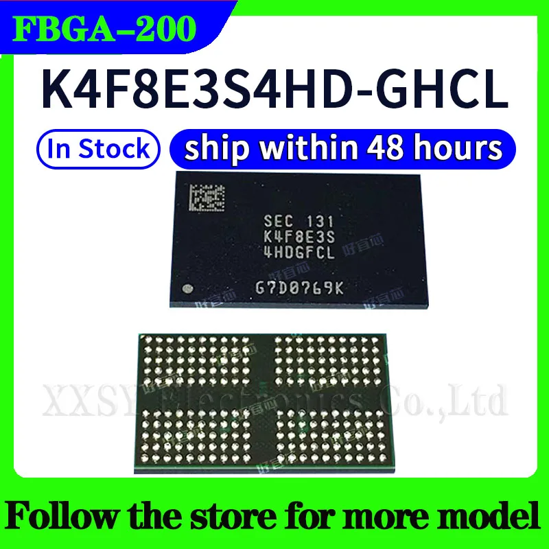 K4F8E3S4HD-GHCL FBGA-200 DRAM В наличии