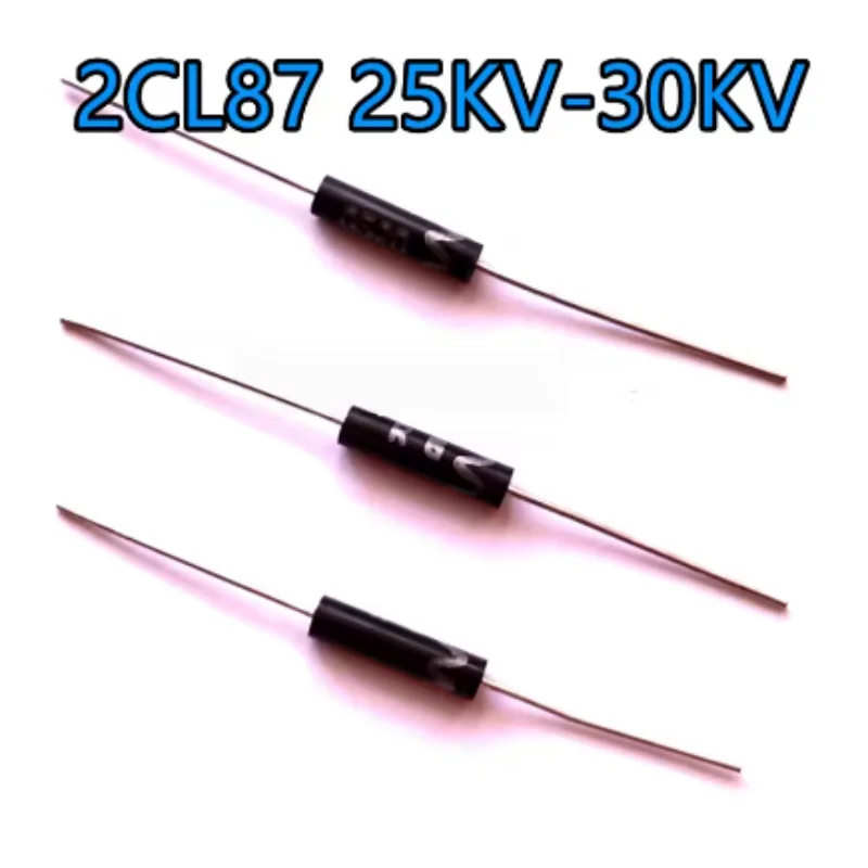 5PCS 2CL87 fast recovery rectifier 25KV-30KV plastic 10-30mA high voltage silicon stack diode in-line
