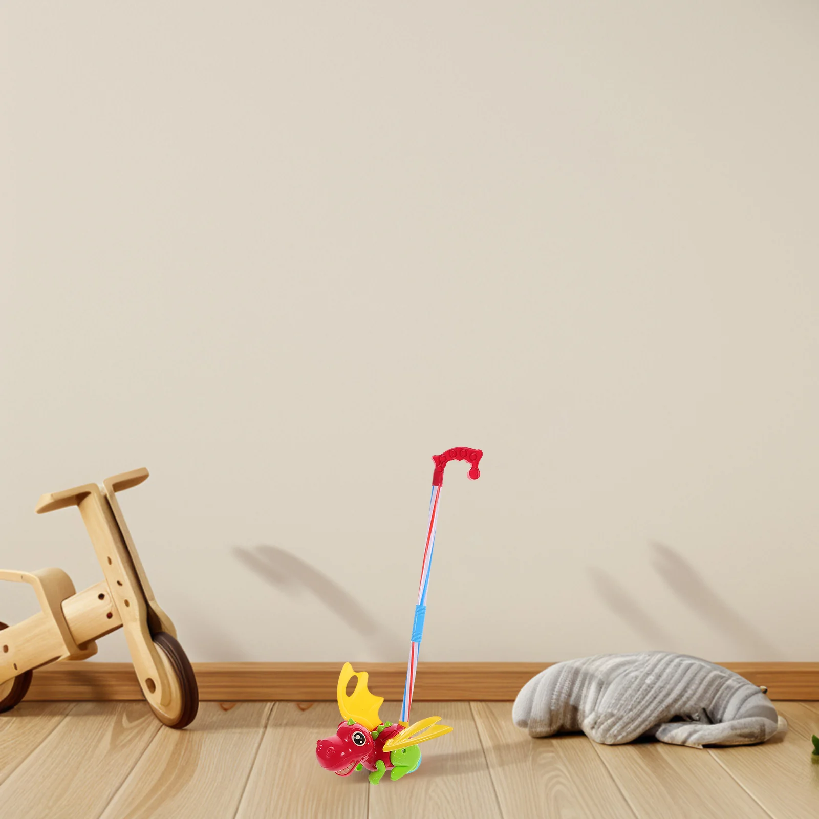 Dinossauro empurrando diversão aprendendo a andar brinquedos bebê walker caminhantes para meninos plástico