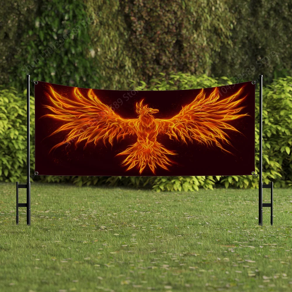 

Cool Phoenix Flag Banner Flag Art Decoration Design Decor Vintage Structure Party Garden Flag Club Bar Study Bedroom