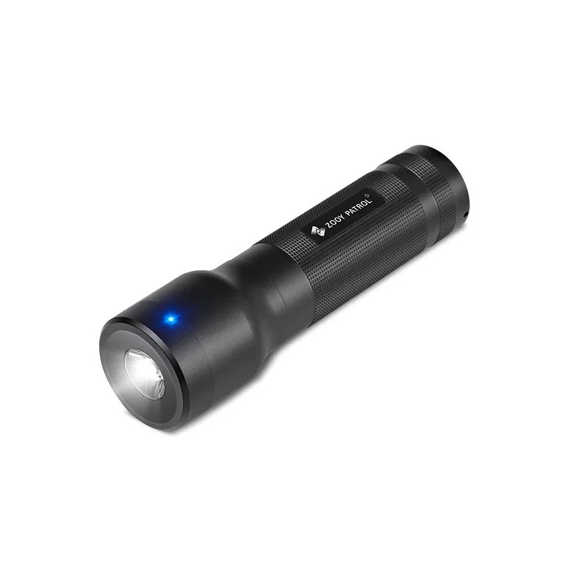 Z-6600T IP67 5 Modes Lighting High,Medium,Low,Strobe,SOS Magnetic Usb Security Guard Tour with flashlight