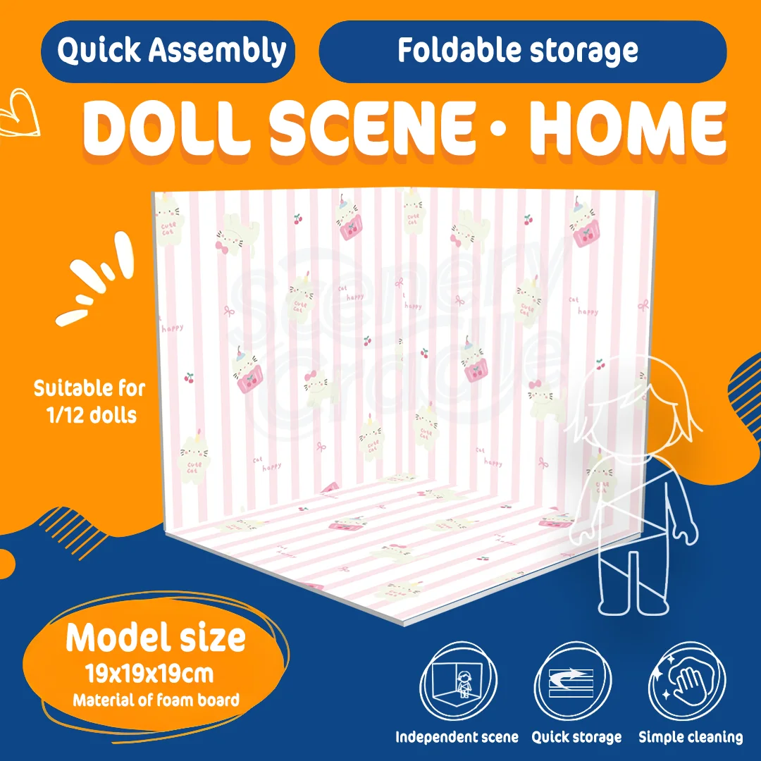 1/12 PVC Display Backdrop Background Collection Show Vehicle Model Showcase for Hobbyist Model Display & Exhibition