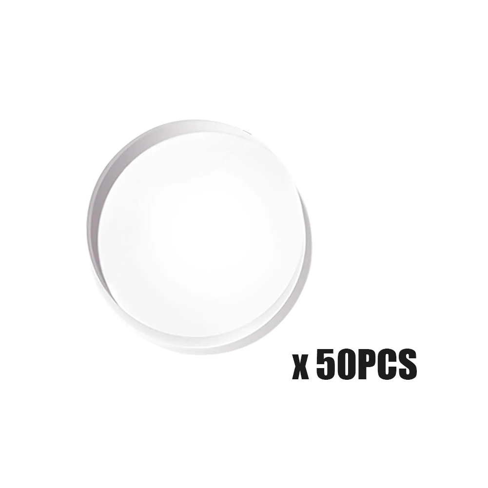 50pcs PVC Home Office Furniture Pad Waterproof Round Kitchen Invisible Easy Apply Glass Table Top Bumper Spacer Non Adhesive