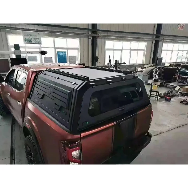 Heavy Duty Steel High Profile Pickup Canopy Hard Lid Truck Cargo Protective Cap