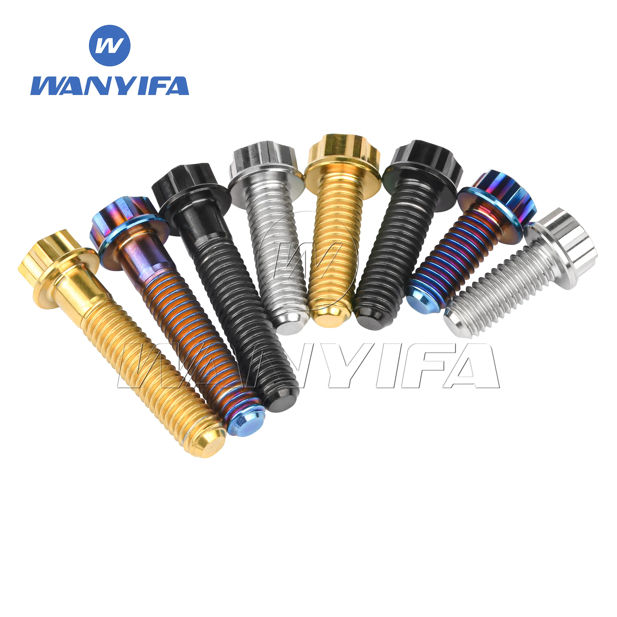 Титановый болт Wanyifa M6x10 15 20 25 30 мм Torx T30, титановые винты с фланцевой головкой для модификации мотоцикла