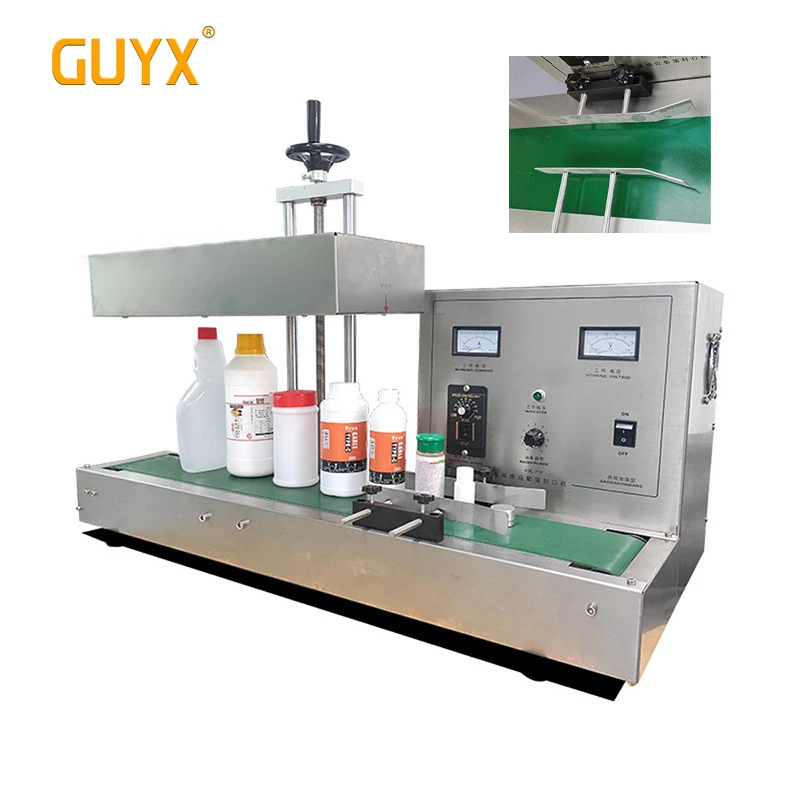 Automatic Continuous Electromagnetic Sealing Machine Induction Aluminum Foil Packing Machine Plastic Glass Bottle Cap Sealer