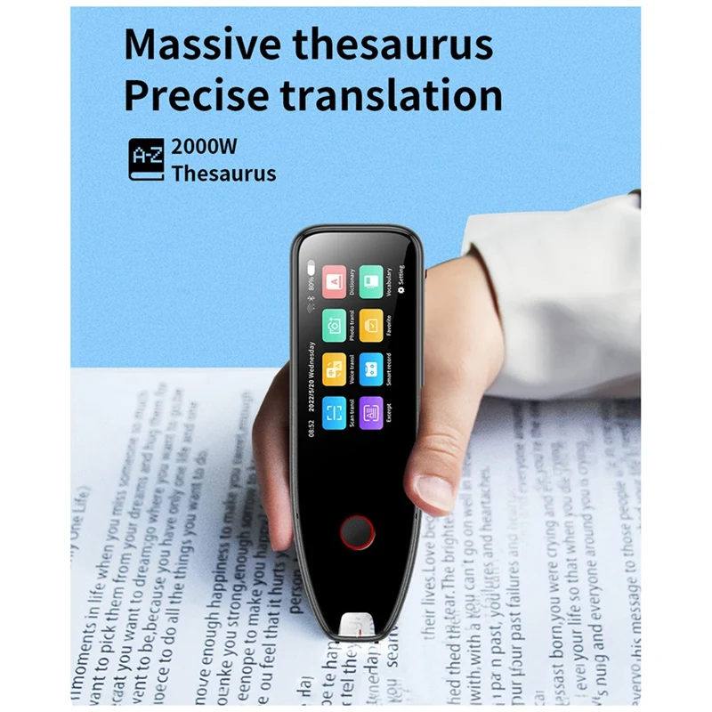 Scanner Text Scanning Reading Translator Smart Voice Transltor Device Multilingual Scanner Support 113 Languages