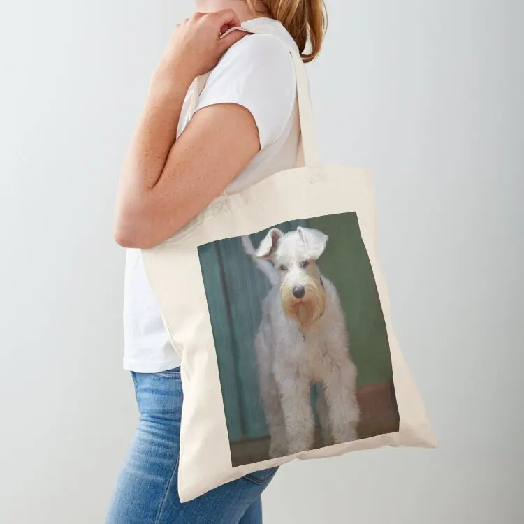 

White Schnauzer Tote Bag hand bags eco pack Women's bags hand bag