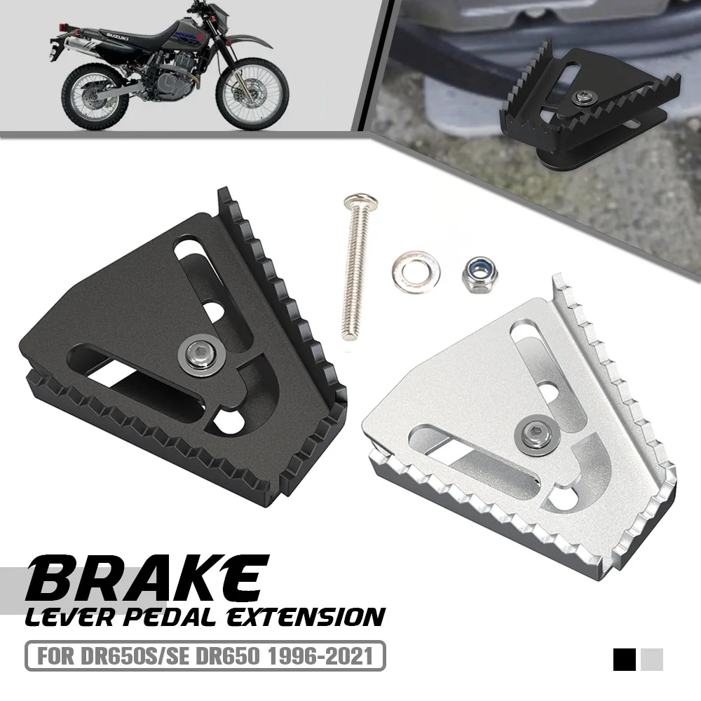 

Задний ножной тормозной рычаг мотоцикла, увеличенный удлинитель подставки для ног, удлинитель для SUZUKI DR650S/SE DR650 1996-2019 2020 2021