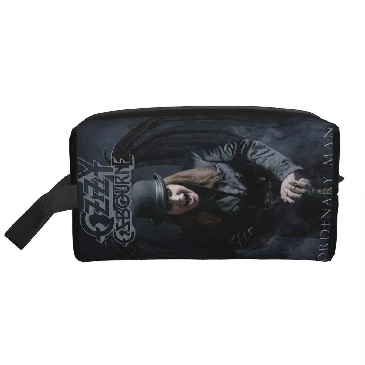 Ozzy Osbourne Travel Cosmetic Bag British Heavy Metal Rock Music Singer Toiletry Makeup Organizer Ladies Beauty Storage Dopp Kit