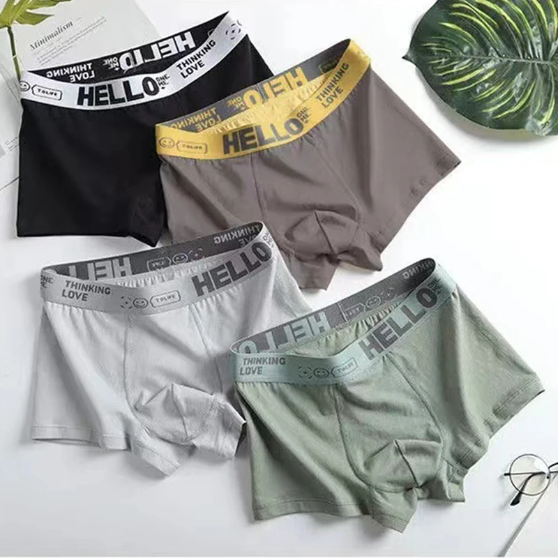 10 Pcs Men\'s Underpants Underwear Shorts Boxer Briefs Breathable Men Panties Comfortable Boy Boxers Plus Size M-4XL