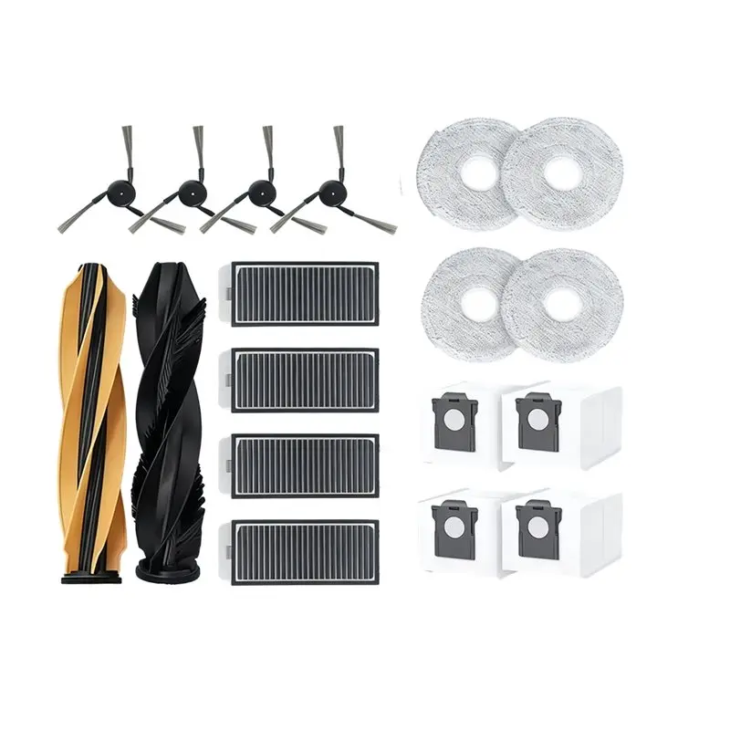 

A78E-18 шт. для Dreame X50s Pro Master/Matrix 10/Matrix 10 Ultra Аксессуары для подметания Основная боковая щетка Швабра Фильтр Мешки для пыли