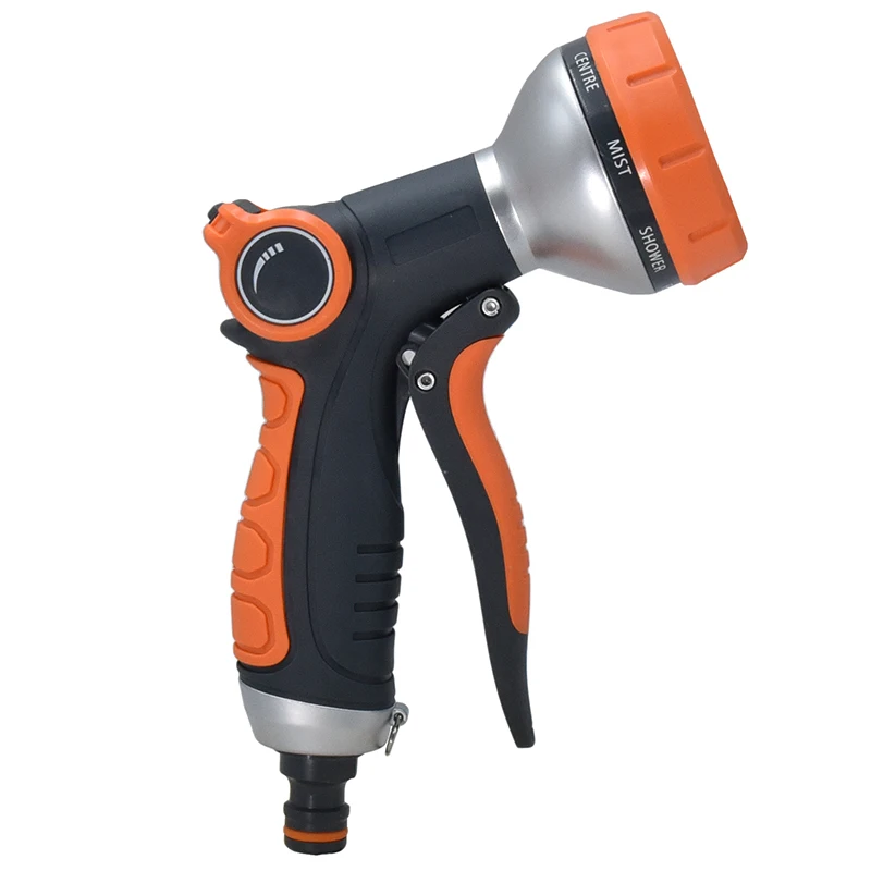 8 Pattern Spray Lawn Watering Multi-Function Car Wash High Pressure Durable Hand-Held Tools Hose Sprinkle Nozzle Garden Sprinkle