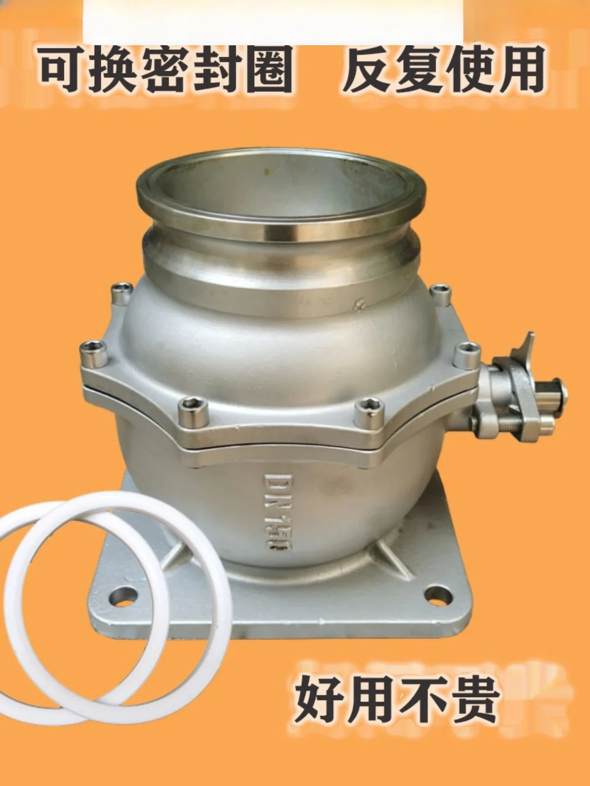 

High-pressure cleaning suction truck valve accessories stainless steel ball valve switch with export septic tanker