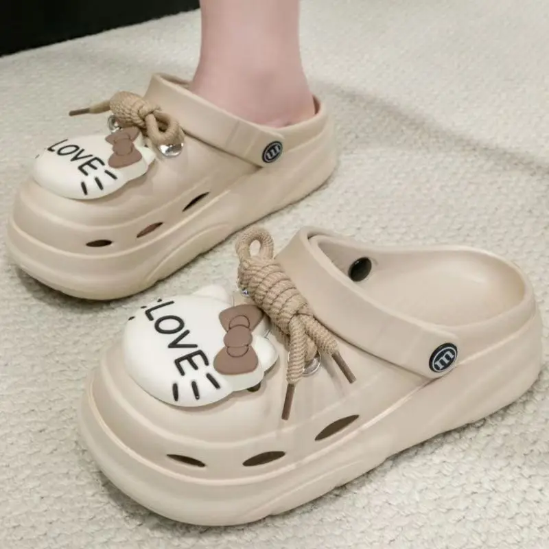 

Cave Shoes DIY Accessories Girl Heart Cartoon Cute English Cat Shoe Buckle 3D Removable Decorative Shoe Accessories