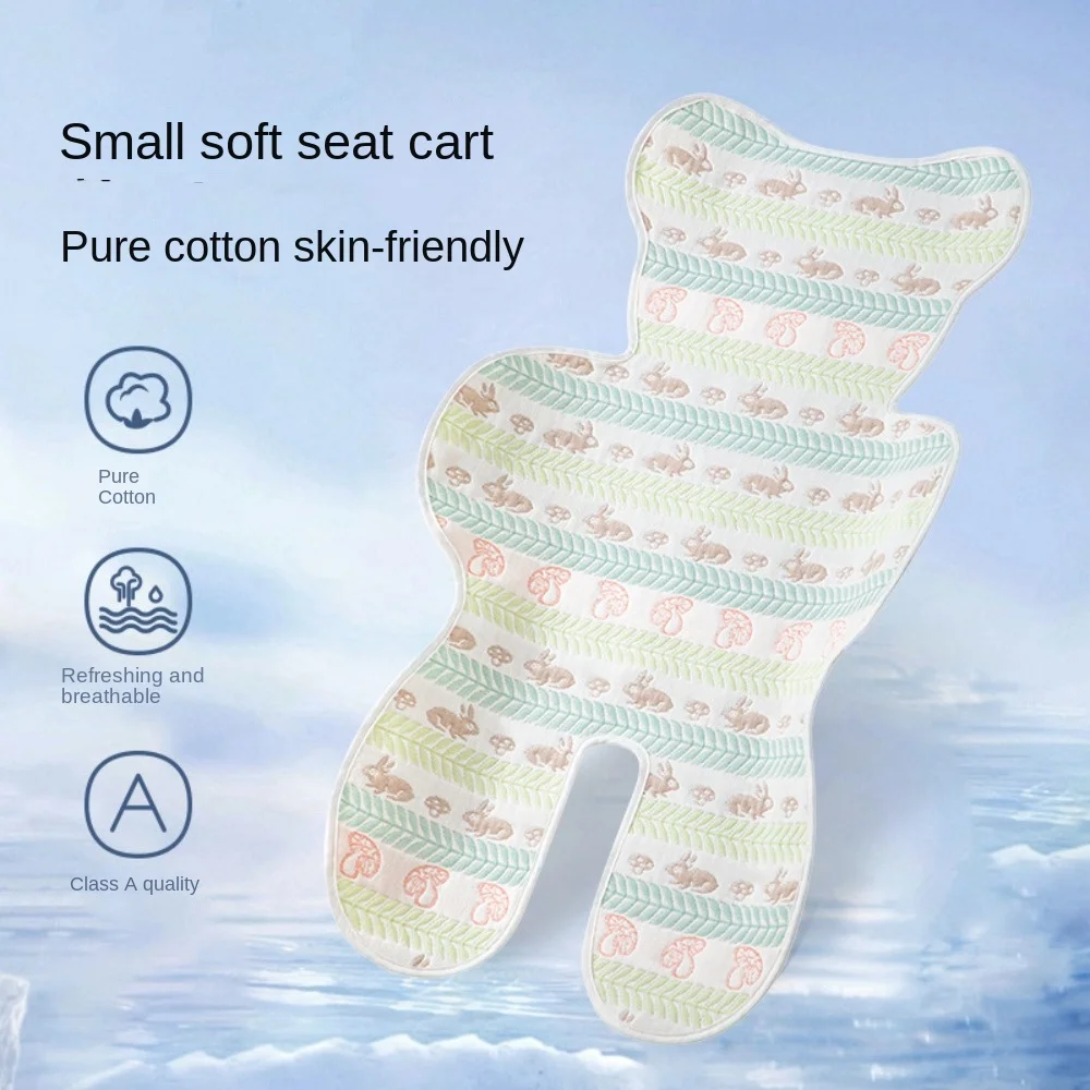 

Sweet Soft Baby Stroller Cooling Pad Cute Dining Chair Baby Stroller Cushion Pram Cushion Breathable Pushchair Car Mat Summer