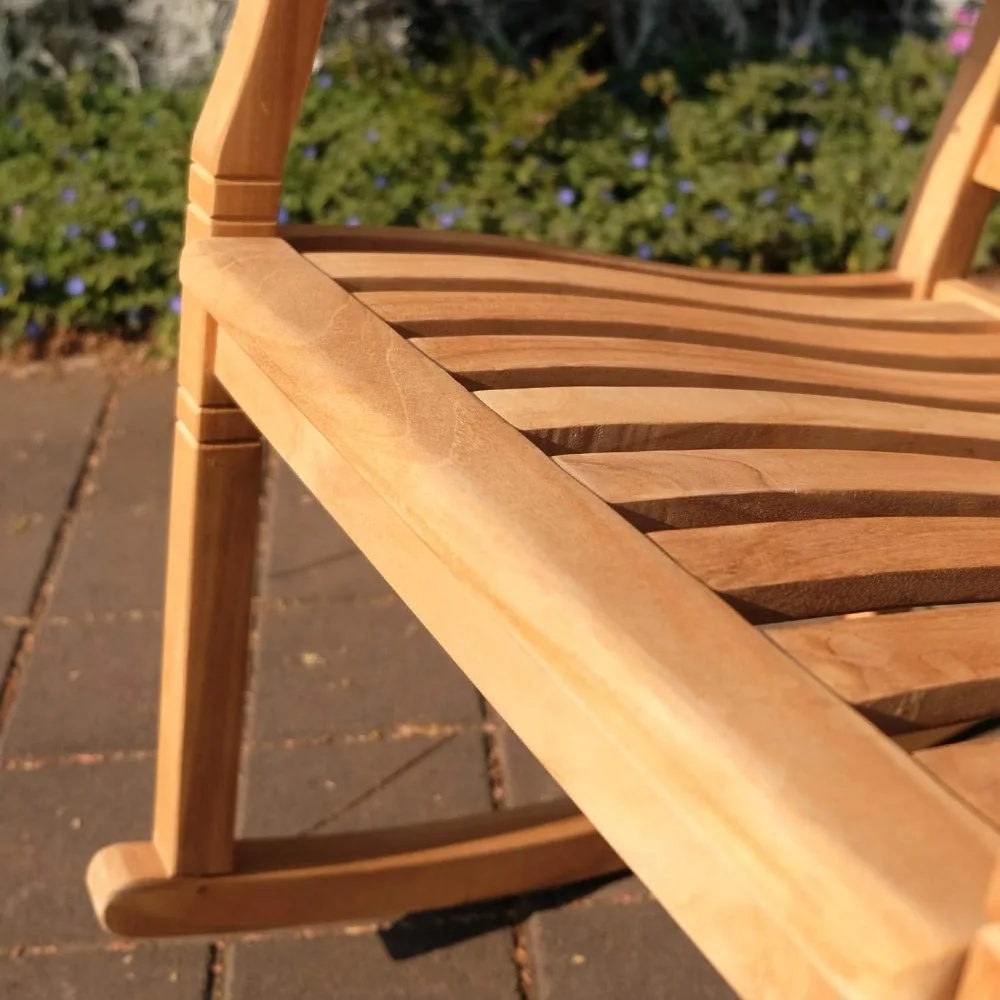 Plantation Teak Arie, chaise à bascule, article unique/teak naturel