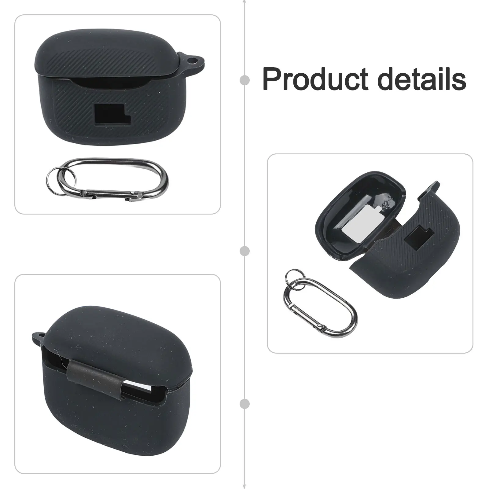 Engineered Silicone Sleeve for JBL Tune Buds2 Providing Uniform Compression Resistance and Integrity Retention Over Time