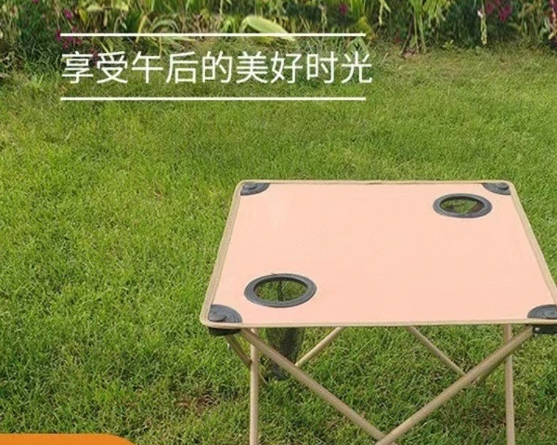 

Summer and Autumn New Oxford Cloth Camping Small Table Camping Foldable Cloth Table Lightweight Portable Waterproof Picnic Table