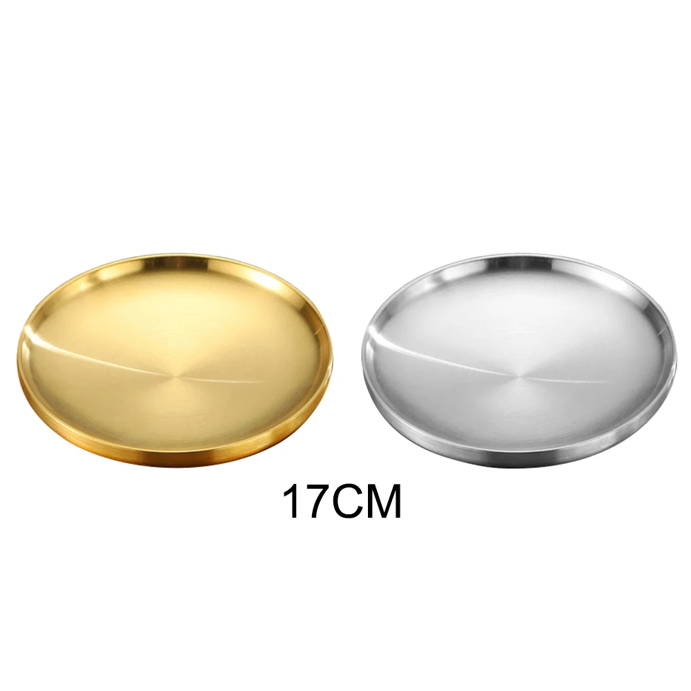 

2pcs 304 Stainless Steel Grill Pan Set For Grilling And For Western Grill Pan 17CM, 19CM, 21CM, 23CM Double Layer Anti Scald