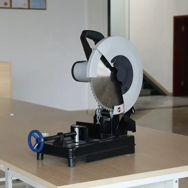 14 Inch Mini Electric Circular Saw Steel Cutter Metal Cutting Tool High Power Portable Handheld Woodworking Device for DIY