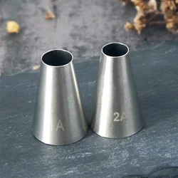 1A 2A Icing Tip Nozzle Cake Decorating Tips Stainless Steel Icing Fondant Piping Decorating Nozzle Tip Baking & Pastry Tools