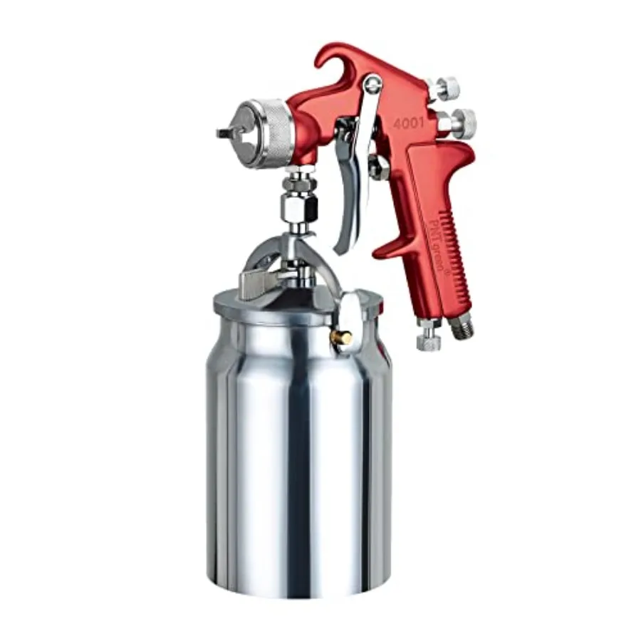 

HVLP Spray Gun Air Paint Sprayer Siphon Feed 1000CC Capacity with 1.8mm Nozzle Professional Spray Guns for Painting Cars