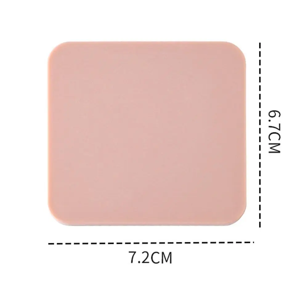 Wear-Resistant Mini Hand-Held Mirror Square Portable Make-Up Mirror Compact Plastic Pocket Mirror Travel