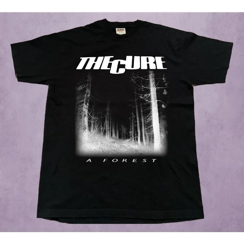 

Футболка The Cure A Forest Tour, женская футболка, летняя новая модная футболка в стиле ретро, унисекс, повседневная модная футболка