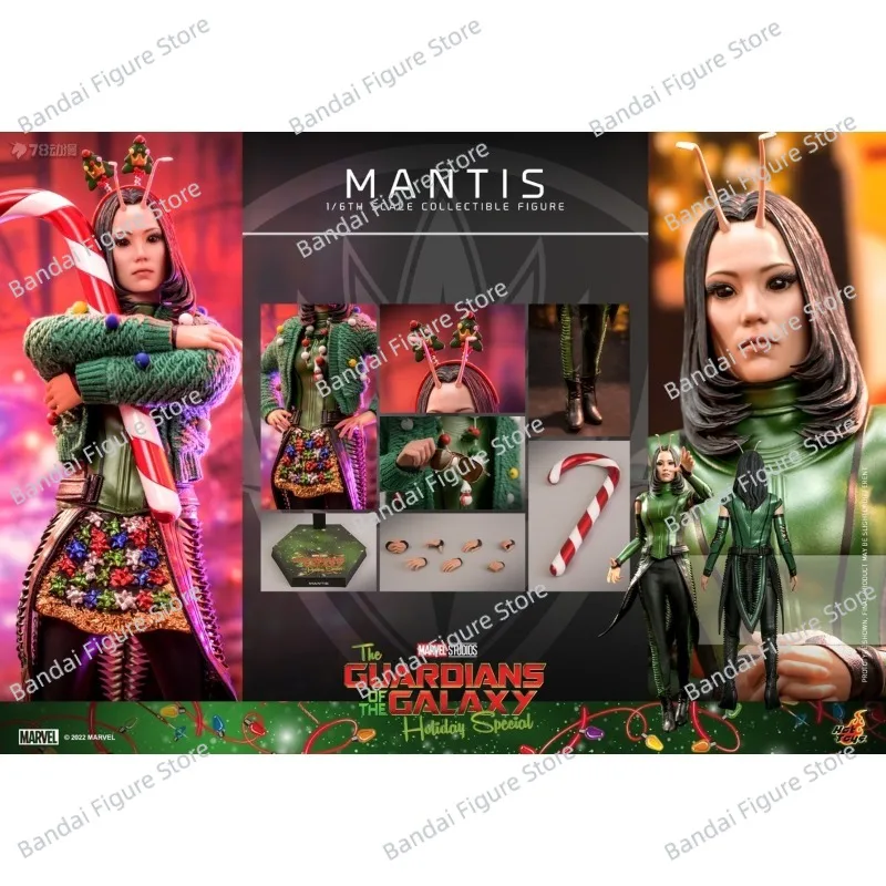 

HOTTOYS HT TMS094 1/6 Mantis Movable Figurine Avengers The Guardians of the Galaxy Holiday Special Version 12" Full Set Soldier