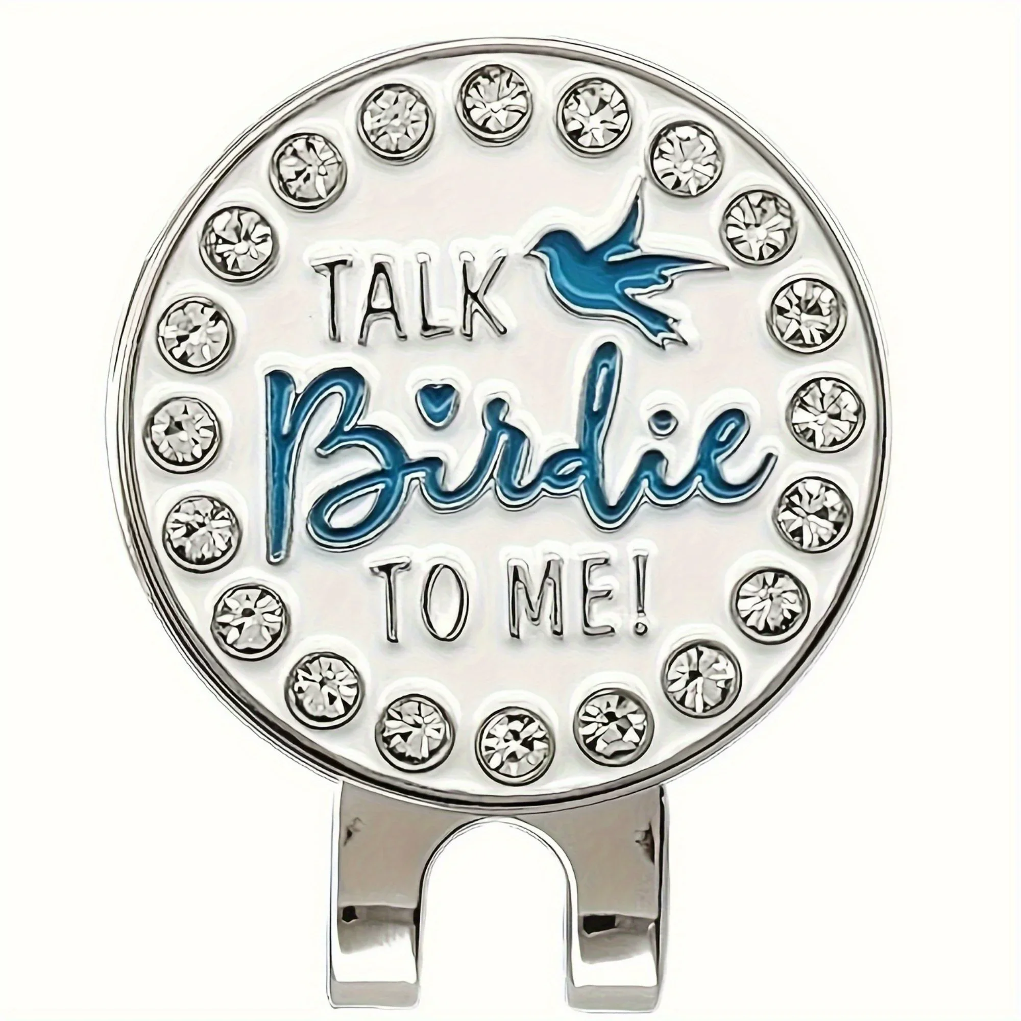 Talk Birdie to Me Golf Ball Markers with a Magnetic Hat Clip | Fun Golf Accessories for Men& Women Golfers Dad Boyfriend Husband