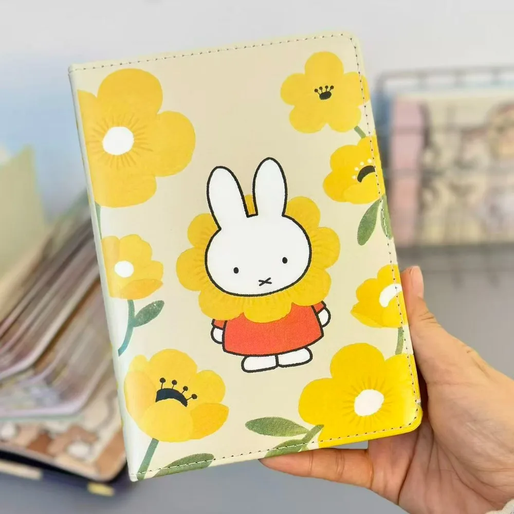 Miffy Rabbit Cartoon Notebook Student Notepad Cute Daily Diary Lightweight Writing Planner for Study Record Office Note Taking
