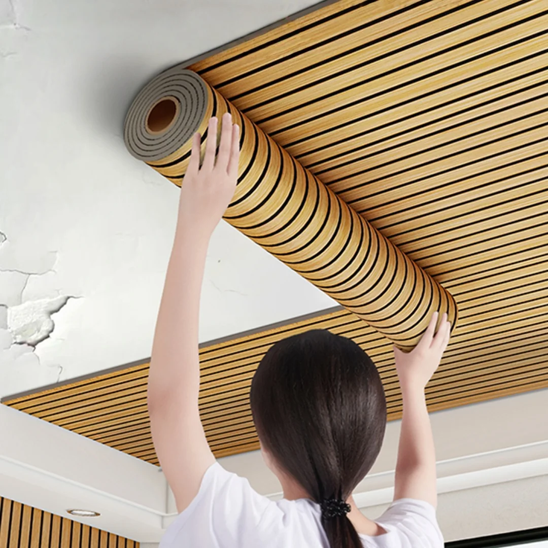 1Roll Thick Imitation Grille Wall Stickers Background Wall Decoration,Thick  Grid Peel and Stick Wallpaper Faux Plaid Design Wat