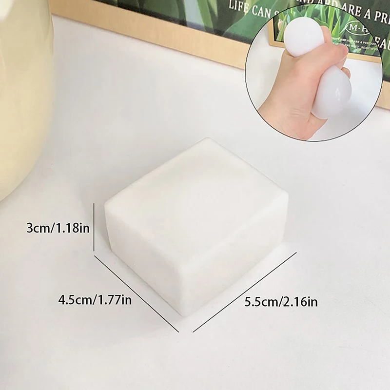 Soft Tofu Decompression Toys Cute 3D Snapper Cube Squishy Toys Anti Stress Fidget Toys Birthday Gifts