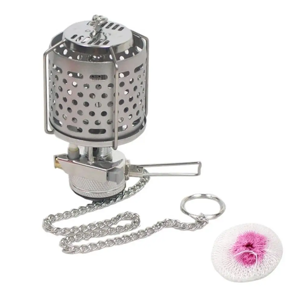 

Mini Stainless Steel Ultralight Camping Outdoor Portable Gas Lamp