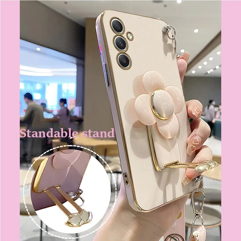 Rotating Windmill Lanyard Strap Case For Samsung Galaxy A34 A21S A20S A54 5G A10 A10S A11 A12 A13 A14 A750 A23 A02 A04 A54 Cover