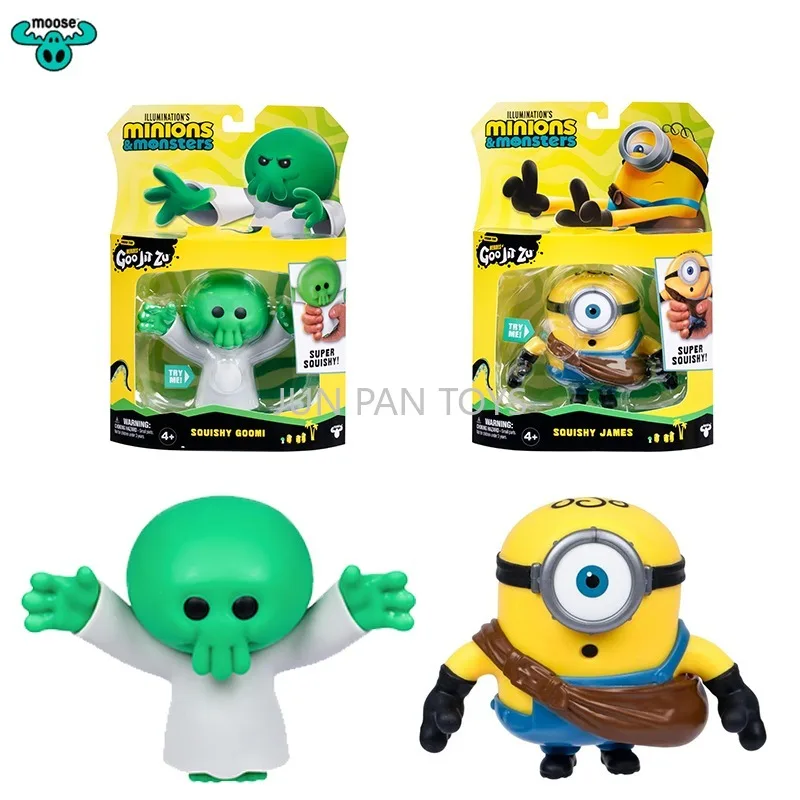 Minions & Monsters Heroes of Goo Jit Zu, Juguete Elástico, Figura de Acción, Superelástico, Alivia el Estrés, Regalos para Niños