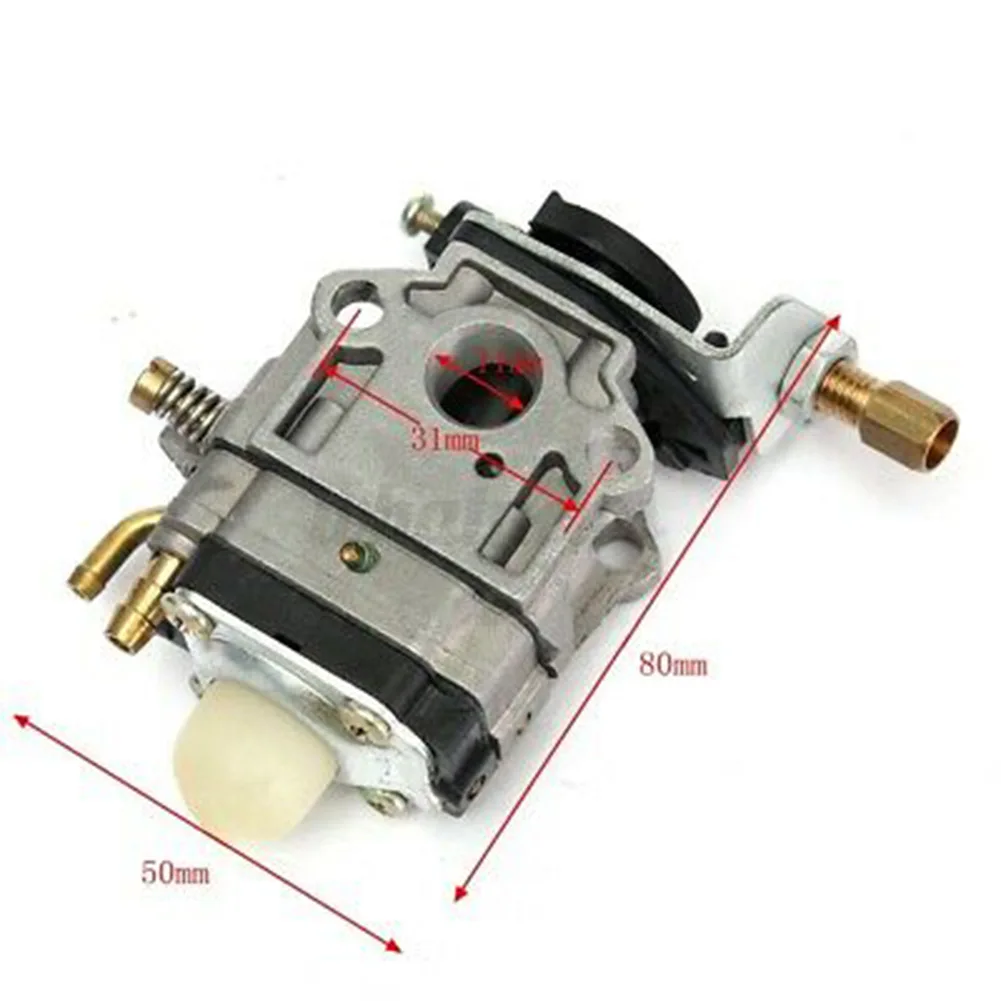 For Carburettor for 43cc 47cc 49cc Chainsaws Hedge Trimmers & Brush Cutters Adjust Air Fuel Mixture with 11mm Venturi