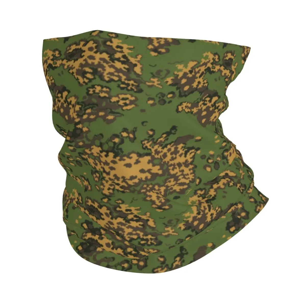Russian Woodland Camouflage Neck Gaiter Women Men UV Face Shield Winter Camo Bandana Scarf for Ski