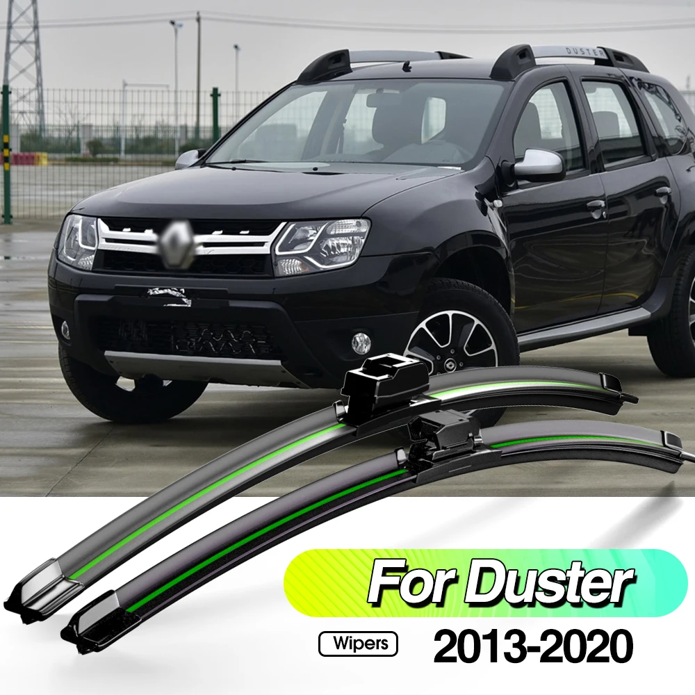 

For Renault Duster 2013-2020 2pcs Front Windshield Wiper Blades Windscreen Window Accessories 2014 2015 2017 2018 2019 2020 2021