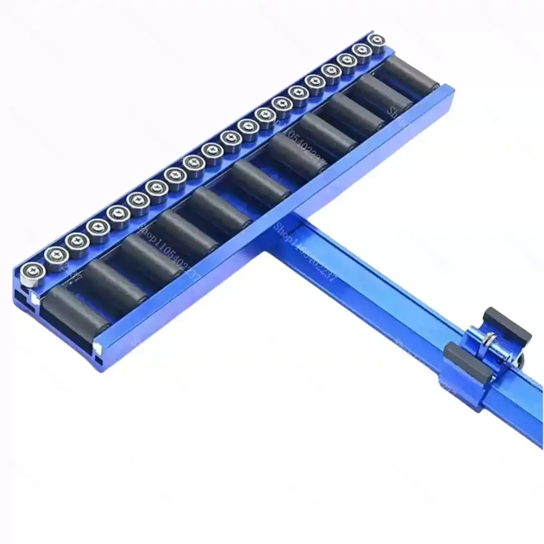 T Type Tile Cutter 90cm Stainless Steel Bearing Aluminum Alloy Rail Blue