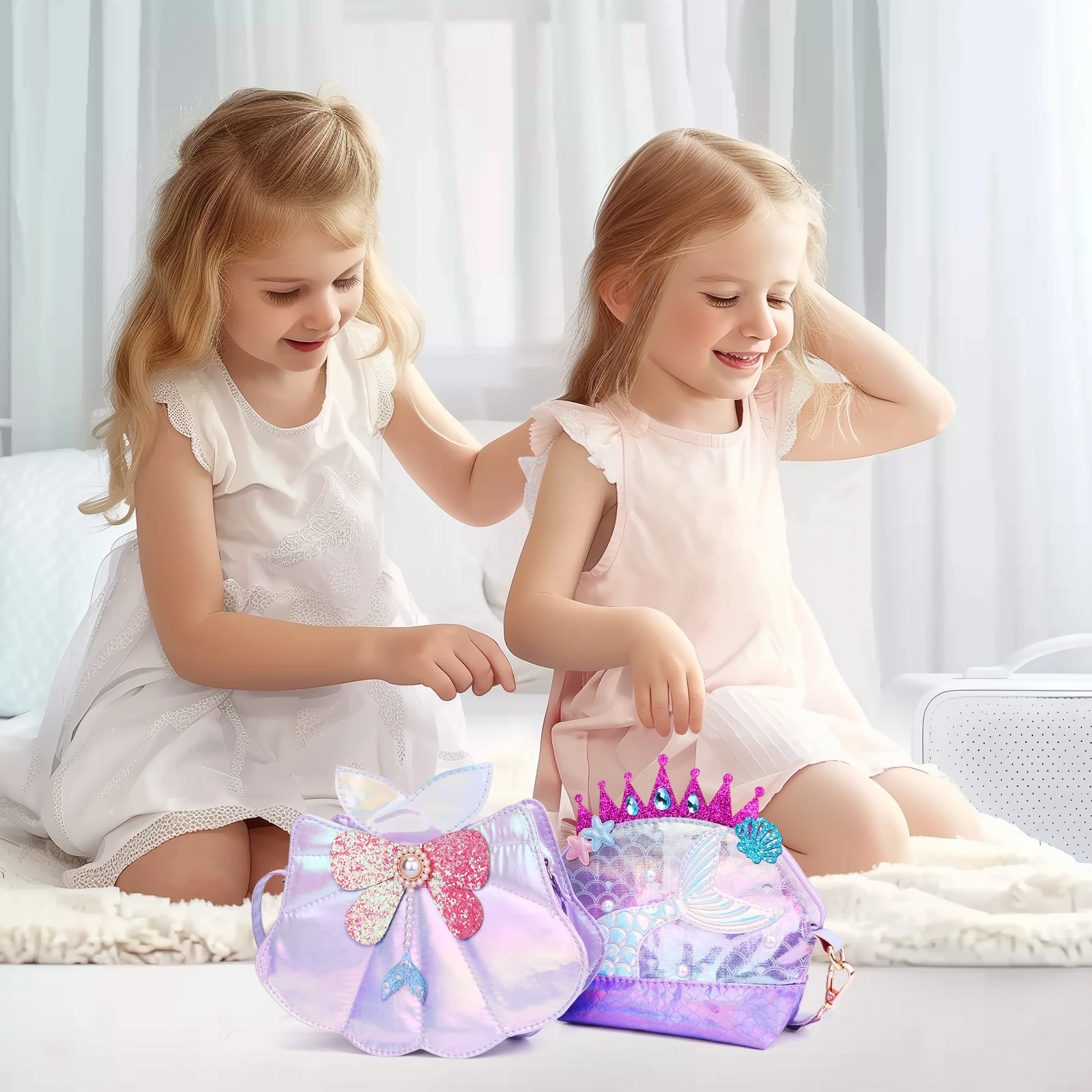 Borsa portaoggetti per bambini borsa cosmetica per trucco borsa impermeabile portatile carina con cerniere giocattoli di cancelleria borsa per